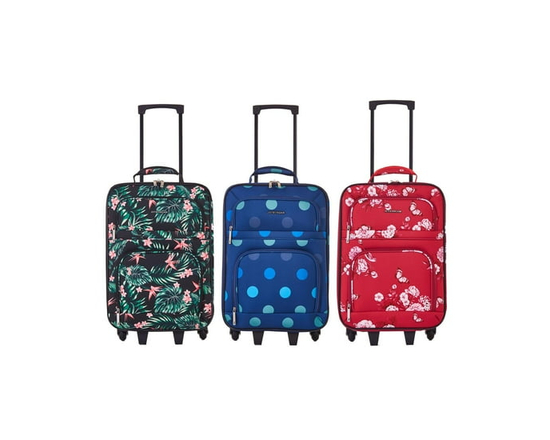 Jetstream Valise Cabine Souple, Bagage Cabine Approuvée à Roulettes