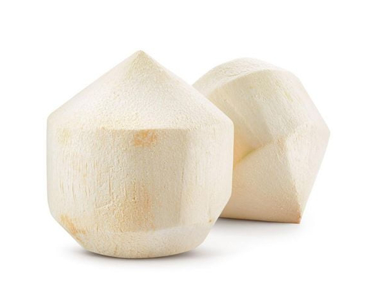 Noix de coco encore vertes