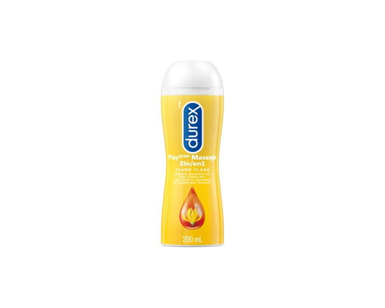 Durex® 2-in-1 Massage and Personal Lubricant with Ylang Ylang, 200 mL