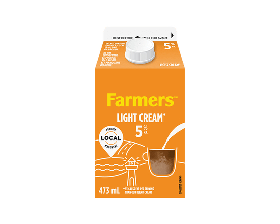 Farmers 5% Light Cream 473ml - 473 mL