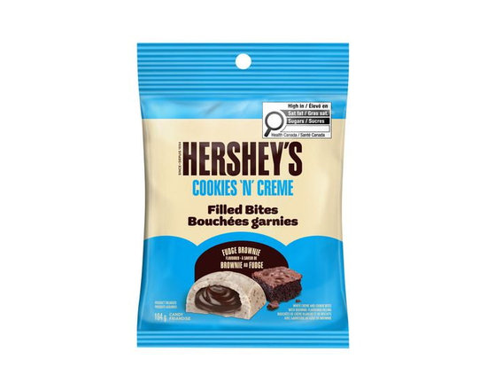 HERSHEY'S COOKIES 'N' CREME Filled Bites 104g