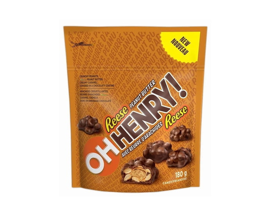 OH HENRY! Bite Sized Pieces with REESE Peanut Butter - 180 g