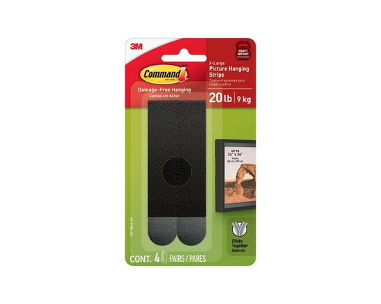 Command Picture Hanging Strips , 17217BLK-EF - 16