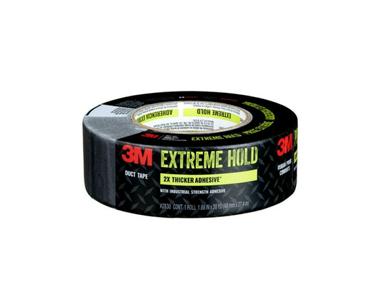 3M™ Extreme Hold Duct Tape 2830-6C, 1.88 in x 30 yd (48 mm x 27.4 m), 6 rls/case - 48