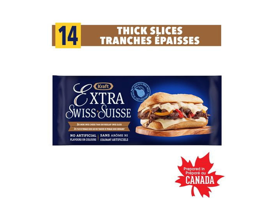 Kraft Extra Swiss Slices