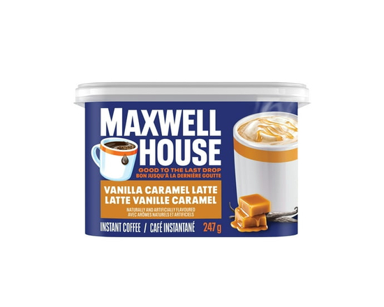 Maxwell House Instant Vanilla Caramel - 256 Grams