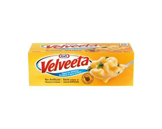 Préparation de fromage fondu Velveeta en bloc