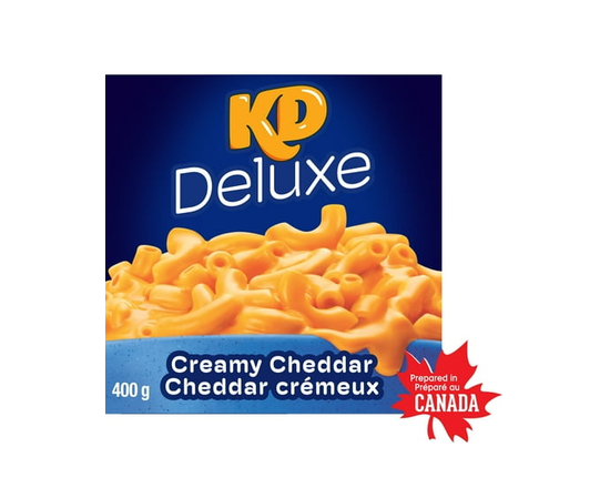 Kraft Deluxe Velveeta Creamy Cheddar Mac & Cheese, 400 g Box - 400 g