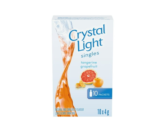 Crystal Light Singles, Tangerine Grapefruit10X4G - 40g