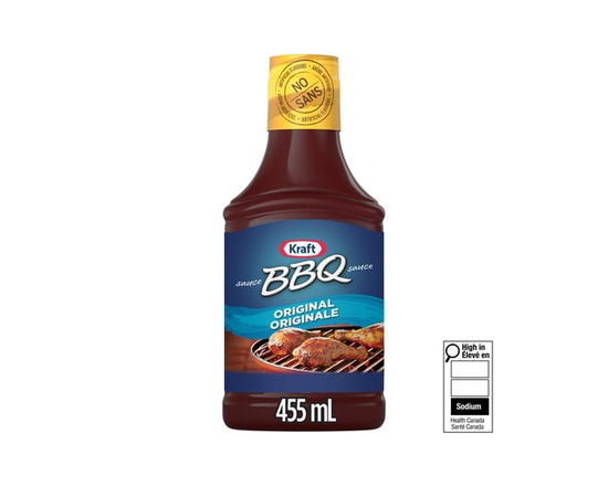 Kraft Original BBQ Sauce, 455 ml Bottle - 455 mL