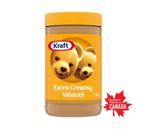Kraft Extra Creamy Peanut Butter, 1 kg Jar - 1 kg