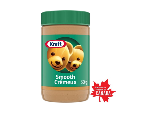 Kraft Smooth Peanut Butter, 500 g Jar - 500 g