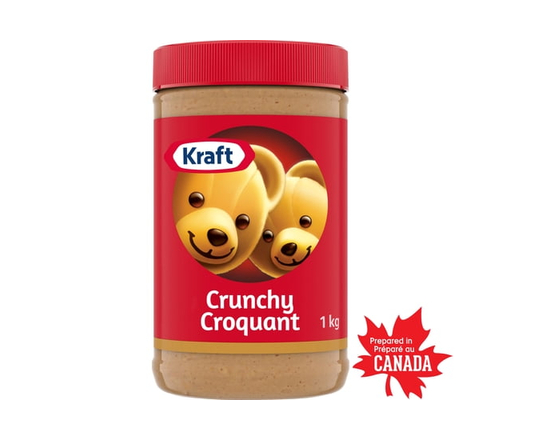 Kraft Crunchy Peanut Butter, 1 kg Jar - 1kg