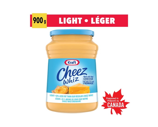Cheez Whiz Light Cheese Spread - 900 g