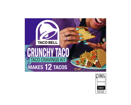 Taco Bell Crunchy Taco Cravings Kit, 260 g Box - 420G