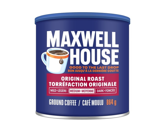 Maxwell House Original Roast Ground Coffee, Medium - 864 g