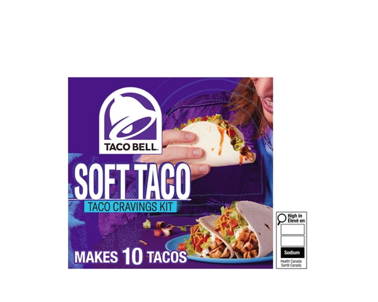 Taco Bell Soft Taco Cravings Kit, 420 g Box - 260G