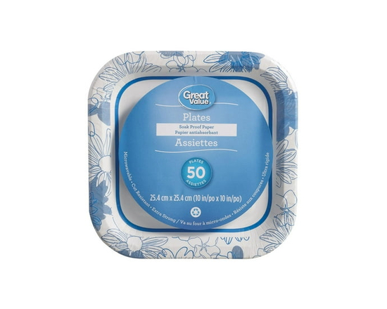 Great Value Soak Proof Paper Plates