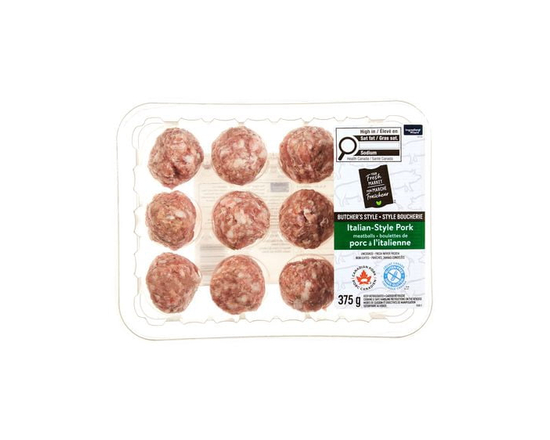 Italian Style Pork Meatballs, Your Fresh Market