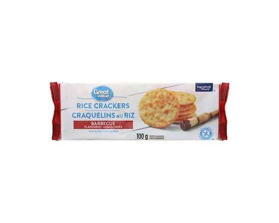 Great Value Barbecue Flavoured Rice Crackers