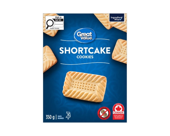 Great Value Shortcake Cookies - 350 g
