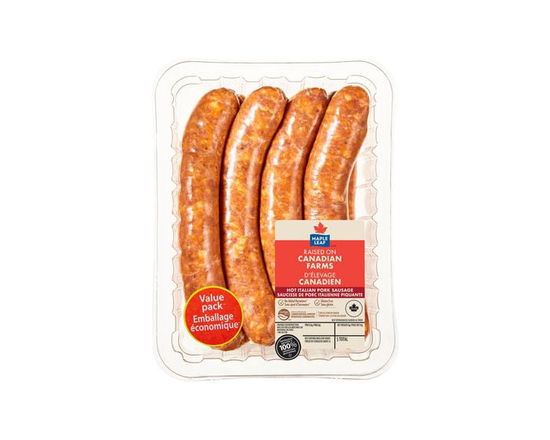 Maple Leaf Hot Italian Pork Dinner Sausage