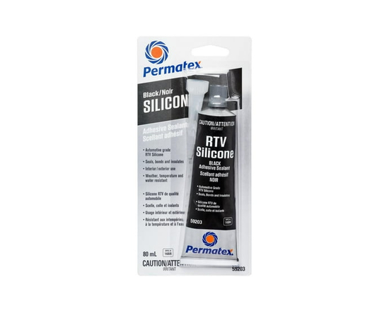 Permatex Black Silicone Adhesive Sealant (Black)