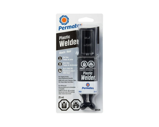 Adhésif noir Permatex Plastic Welder - 25ml