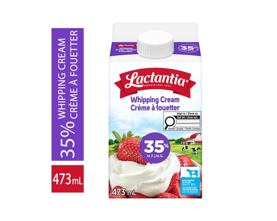 Lactantia Whipping Cream 35% - 473ML