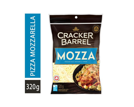 Cracker Barrel Mozzarella Shredded Cheese, 320g