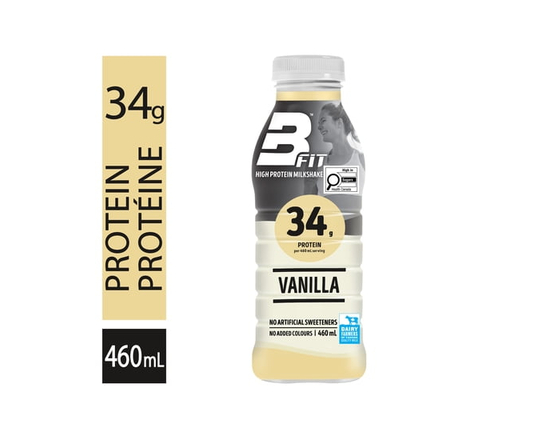 BFIT Vanilla High Protein Shake 460ml - 460ML