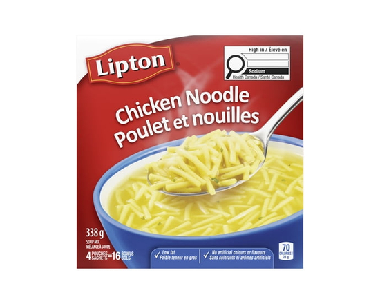 Lipton Dry Soup Mix For An Easy Delicious Classic Noodle Soup Chicken Noodle Low Fat And No Artificial Flavours 338 g - 338 g