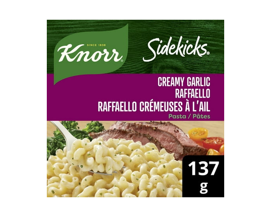 Plat d'Accompagnement de Pâtes Knorr Sidekicks Raffaello Crémeuse à l'ail - 137 g
