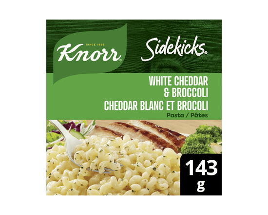 Plat d'Accompagnement de Pâtes Knorr Sidekicks Cheddar Blanc et Brocoli - 143 g