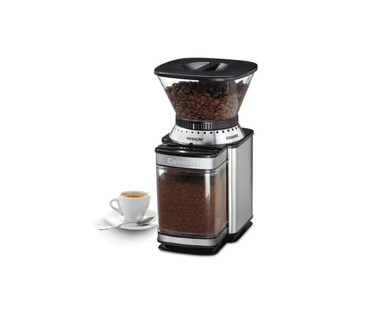 Cuisinart Stainless Steel Coffee Grinder, Electric One-Touch Automatic Burr Coffee Grinder with 18-Position Grind Selector