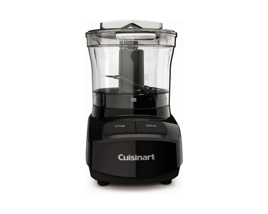 Cuisinart Mini hachoir/broyeur à 3 tasses, processeur de préparation, broyage et hachage, purée et émulsionnage, Noir (CCH-3BKC)