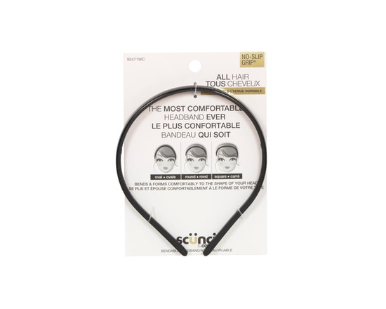 Serre‑tête flexible Scunci 1Pk en format régulier