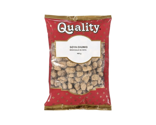 Quality Soya Chunk / Wadi 400 Gram is a Premium Plant-based Protein Source Widely Used in Indian Cuisine as a Nutritious "Vegetarian Meat" Substitute.