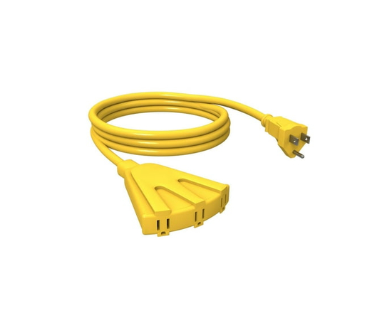 Stanley Power Block 8' 3-Outlet Grounded Outdoor Extension Cord