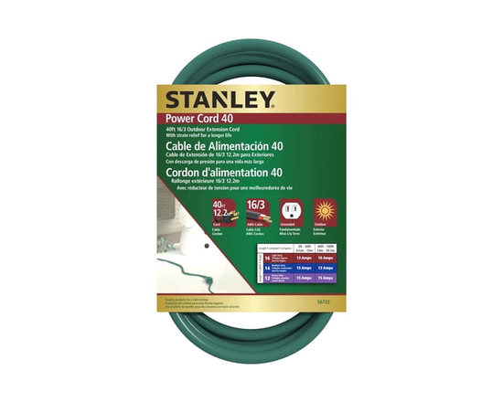 Stanley Power Cord 40 Green