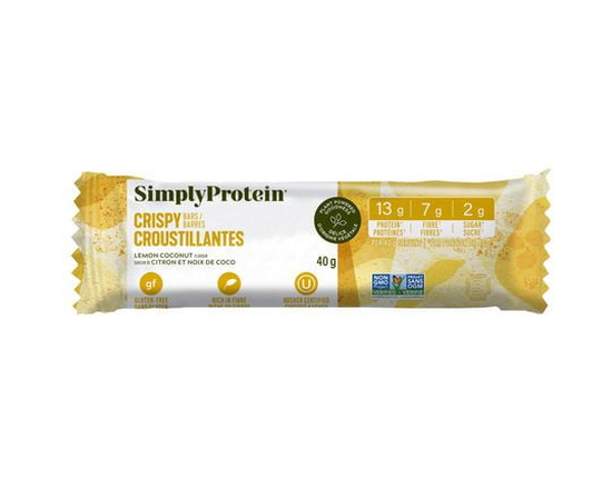 Simply Protein Barre croustillante au citron et à la noix de coco 12 x 40g - 40