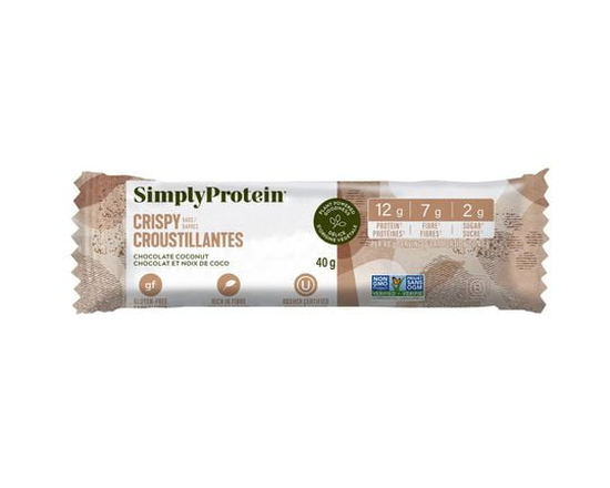 Simply Protein Barre croustillante au chocolat et à la noix de coco 12 x 40g - 40