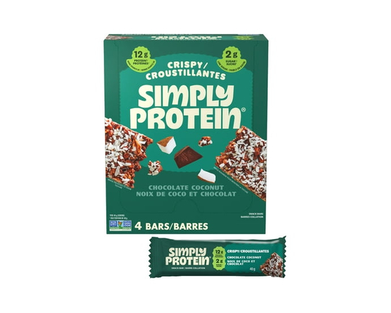 SimplyProtein Barres Collation Chocolat et Noix de Coco