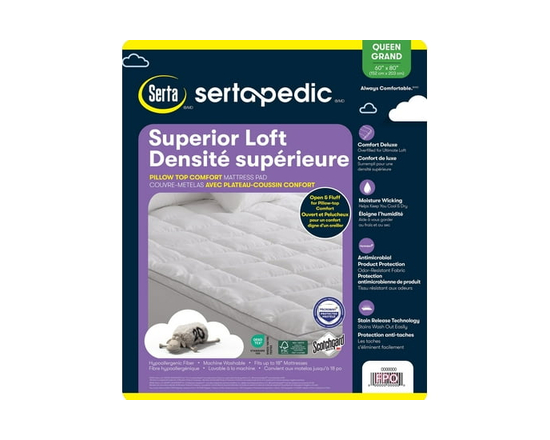Couvre-matelas Serta Superior Loft