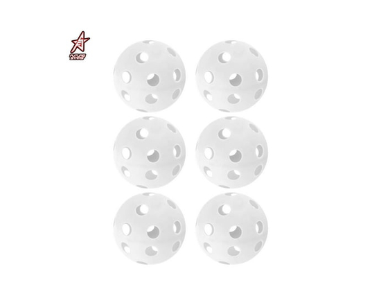 Balles de baseball d'entraînement incassables Future Stars - Lot de 6