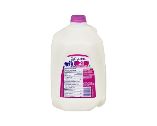 Dairyland 2% Partly Skimmed Milk - 4 L