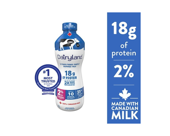 Dairyland 2% Ultrafiltered Partly Skimmed Milk - 1L