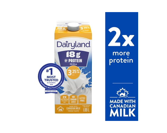 Dairyland 3.25% Protein 18 g Beverage - 1.89L