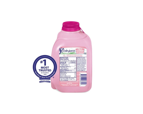 Dairyland 1% Strawberry Milk Beverage - 1 L