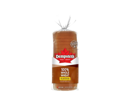 Dempster’s® 100% Whole Wheat Sliced Bread